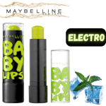 Maybelline Baby Lips Lip Balm - Electro 8h Moisture - Healthy Lips - Minty Sheer