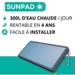 Green One Tec - Chauffe-eau solaire sunpad solar 300 litres monobloc autonome sur toit incliné