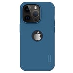 Nillkin iPhone 15 Pro Max Skal Super Frosted Shield Pro Logo Hole Blå