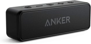 Enceinte Bluetooth Portable,Soundcore 2 Haut Parleur Sans Fil Avec Basses Puissantes,Autonomie De 24 Heures,Porte De 20 M,Etanchewaterproof Ipx7 Et Microphone Integre-Noir