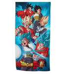 Serviette Coton Dragon Ball, Ultra-absorbante, Idéale pour la Plage ou la Piscine, Design Super Héros