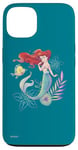 Coque pour iPhone 13 Disney La Petite Sirène Ariel et Flet Sous la Mer