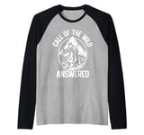 Call of the Wild Answered Mushing Raglan Baseball Tee