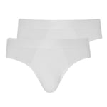 Jockey Kalsonger 2P Microfiber Air Brief Vit polyamid Medium Herr