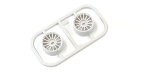 KYOSHO, MINI-Z AWD, WHEELS SET WHITE, WIDE OFFSET 0 (2pcs) MDH100W-W0 B