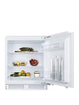 Candy Cmls68Ewk Integrated Undercounter Fridge, E Rated - White - Fridge With Installation