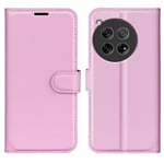 OnePlus 12 Fodral Litchi Rosa