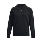 Under Armour Women's UA Rival Fleece Hoodie Shirt Black