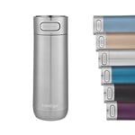 Contigo Luxe Autoseal mug isotherme, thermos café, mug en acier inoxydable avec isolation Thermalock, bouteille isotherme, tasse à café avec couvercle sans BPA facile à nettoyery, Stainless Steel, 470 ml