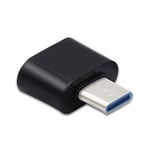 USB-C (hane) till USB 3.0 OTG adapter -konvertera din Type-C-kontakt till en USB-port - Svart