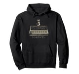 Cat Japanese Modular Synthesizer Keyboard Music Producer Pullover Hoodie