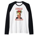 Jingle Bell End Anti Trump Funny Christmas Raglan Baseball Tee