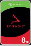 IronWolf 3.5 « 8TB Disque Dur Interne HDD Garantie 3 Ans 6Gb / s 256MB 7200rpm Fonctionnement 24 Heures sur PC NAS pour Le capteur RV ST8000VN004