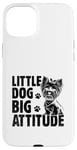 Coque pour iPhone 15 Plus Little Dog Big Attitude Yorkshire Terrier Yorkshire Yorkie Dog