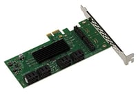 KALEA-INFORMATIQUE Carte contrôleur PCI Express PCIe x1 vers 8 Ports SATA avec Chipset Marvell 88SE9215 88SM9705