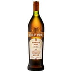 Noilly Prat Ambré Vermouth, 16 % vol., 75 cl/750 ml, Apéritif Français Idéal pour Cocktail Martini, Composé de 13 Herbes Aromatiques et Épices dont la Rose, la Coriandre, la Cardamome et la Cannelle