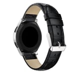 Läderarmband Krokodil CMF Watch Pro 2 svart