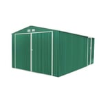 Garage Voiture Metallique Gardiun Oxford (Vert)   20,5 m2 Exterieur 540x380x232 cm