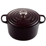 Le Creuset - Rund støpejernsgryte 5L/24 cm matte black