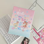 Idol Photo Strengthening PleCard Holder,Cute Rabbit,Bear Binder,A5,4Grid,3in Photocard,Album for Tester,Instax Gift for Girl - Type cover a-A5