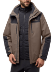 Jack Wolfskin Jasper 3 in 1 Men's Jacket, Cold Coffee