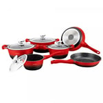 Royalty Line Slow Cooker BS1010M 10 Pieces 3 Pieces Red