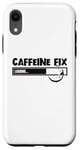 iPhone XR Caffeine Fix Loading Progress Coffee Lover Bar Funny Case