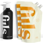 fiils The Coconut Body Wash Kit (Various Options) - Black