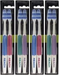 REACH Essential Care Interdental Medium Toothbrush, Duo Pack x 4, Full Head Hard