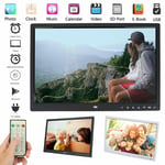 New 15 inch HD LED Photo Frame Remote Control Clock Picture Movie MP4 Player