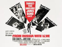 Pyramid International James Bond From Russia with Love, Arrows Small Canvas