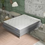 sensoreve- Matelas Galice-Hybrid:Ressorts ensachés+Mousse Mémoire de Forme-Épaisseur 25cm-Soutien Tonique Parfait & indépendance de Couchage-Label SANITIZED(Anti bactérien/acarien) (180 x 200 cm)