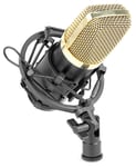 Vonyx CM400B Studio kondensator mikrofon, svart, Studiomikrofon av kondensatortyp SKY-173.404 svart