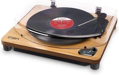 Audio Air Lp - Platine Vinyle Bluetooth à Trois Vitesses (33, 45 Et 78 Tours) avec ConversUsb - FinitBois