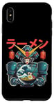 Coque pour iPhone XS Max Ramen japonais Mecha Robot Géant La Grande Vague Anime