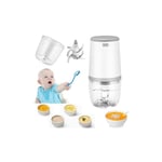 Lablanc - Mini Mixeurs pour Bébé, Mini Robot culinaire, 300ml Bébé Blender, Mini Hachoir Électrique,Mini Robot Culinaire avec Chargement usb, Blender