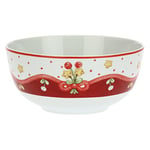 Thun - Bol Sweet Christmas Grande - Porcelaine - Ligne Sweet Christmas - Living, Décoration de la maison - Ø 21 cm - 9,6 h cm