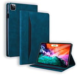 JIan Ying Case for iPad Pro 11 (2021)(11-inch, 3rd generation) Slim Lightweight Business Elegant Protector Cover Blue