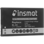 Insmat Nokia BL-4U 1200 mAh mobiltelefonbatteri