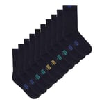 Dim Unisex Chaussettes Chaussettes Ecodim Enfant x5, Noir/Bleu Marine, 35-38