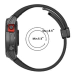 20mm silikonarmband för Garmin Epix Pro 42mm/Fenix 7S/Fenix 7S Pro Sva