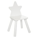 Chaise Enfant Étoile "Douceur" 50cm Blanc