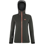 Millet - Grands Montets II GTX JKT W - Femme - Membrane Gore-Tex Imperméable - Randonnée, Trekking, Lifestyle - Gris (Dark Grey)-S