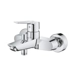 Mitigeur monocommande Bain /Douche Start, robinet avec inverseur, mousseur economique deau, rosace incluses, chrome, 23206 - Grohe