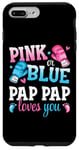 iPhone 7 Plus/8 Plus Pink Or Blue Pap Pap Loves You Boxing Gender Reveal Party Case