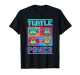 Teenage Mutant Ninja Turtles Pixelated Retro Turtle Power T-Shirt