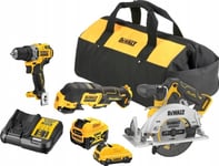 Dewalt Dewalt Combo 12V Elverktygssats Dck317p1d1 (Dcd701 + Dcs353 + Dcs512) 1X5.0Ah 1X2.0Ah Torch