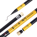 JIE KE Fishing Gear Set Fishing Rod ，Lightweight Carbon Fibre Fly Fishing Rods Ultra Portable Travel Lake Stream Best Gift (Size : 12M)