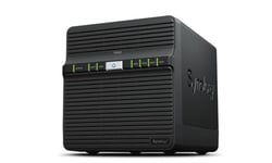 SYNOLOGY Disk Station DS423 - NAS server - 4 bays - SATA 6Gb/s - RAID RAID 0, 1, 5, 6, 10, JBOD - RAM 2 GB - Gigabit Ethernet - iSCSI support