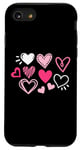 iPhone SE (2020) / 7 / 8 Cute Happy Valentines Day Cute Love Heart Pattern Women Kids Case